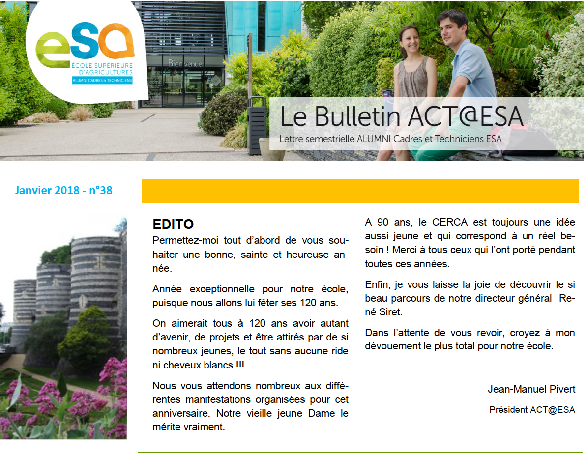 Bulletin janvier 2018
