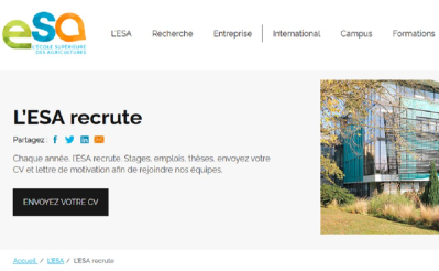 L'ESA recrute