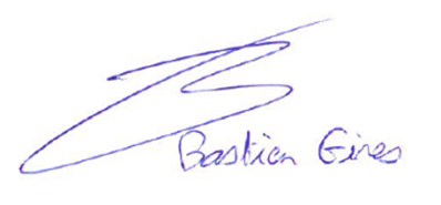 Signature Bastien Gires